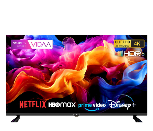 Telewizor Kiano Elegance 43" 4K Smart TV VIDAA Netflix. HBO, Prime - 1373225 - zdjęcie 3